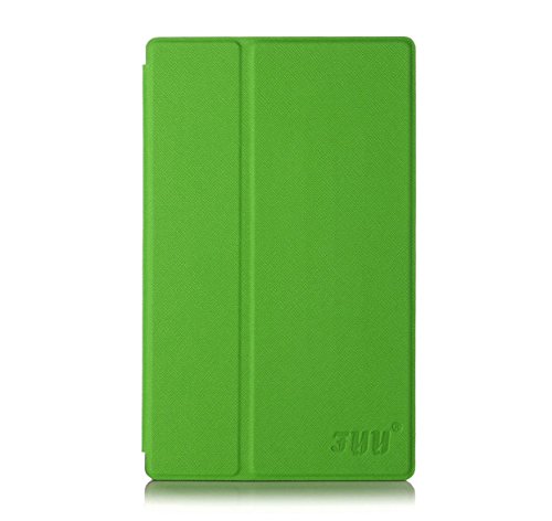 FYY Lenovo Tab S8-50 Case - Ultra Slim Lightweight Premium PU Leather Cover Multi-Angle Stand Case for Lenovo Tab S8-50 Green