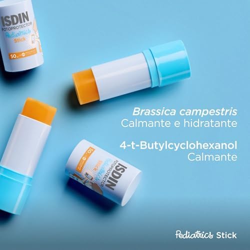 Pediatrics Stick SPF 50 Protector en Stick para Niños y Bebés, Alta Protección en las Zonas más Sensibles y Expuestas, 20 g