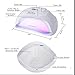 VKOSHA UV LED Nail Lamp, 54W Nail Dryer for Gel and Regular Polish with 36pcs 50,000Hrs Lifetime's Led Beads 4 Automatic Timer Sensor Gels Curing Lamp Professional Nail Art Tools Led Nail Light