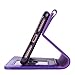 Arae Case for iPhone 7 / iPhone 8 / iPhone SE3 2022 / iPhone SE 2020, Premium PU Leather Wallet Case with Kickstand and Flip Cover (7P Purple)