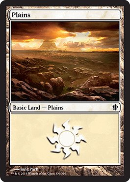 Magic: the Gathering - Plains (339) - Commander 2013