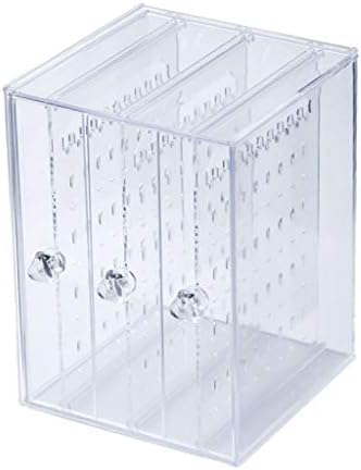 Sansee Jewelry Box Organizer Display Shelf 3-Layers Transparent Earrings Necklace Display Stand Jewelery Display Storage Box