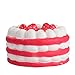 Joykith Stress Reliever Strawberry Cake Scented Super Slow Rising Kids Toy Kawaii Red