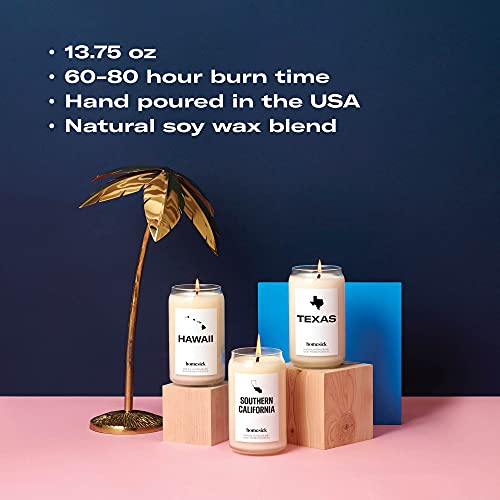 Homesick Premium Scented Candle, Southern California Scents of Orange