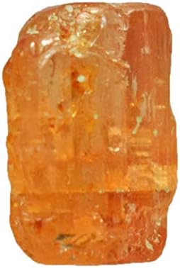 ABC Jewelry Mart Brazilian Natural Imperial Topaz Rough Gemstone, Size 12x7x6 MM, Tangerine Aura Quartz AG-11215