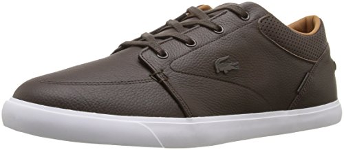 Lacoste Men s Bayliss Vulc Prm Us Spm Fashion Sneaker Fashion Sneaker, Dark Brown, 10.5 M US