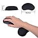 Ledinus Memory Foam Wrist Rest Pad and Mouse Wrist Rest Support Cushion for Working Gaming with Microfiber Cleaning Cloth - Durable & Non-slip & Comfortable & Lightweight For Easy Typing & Pain Relief
