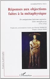 Réponses aux objections faites à la métaphysique