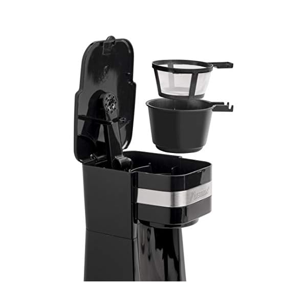 Bestron Kaffeemaschine mit Isolierbecher, Für gemahlenen Filterkaffee, 2 Große Tassen, 750 Watt, Edelstahl, 0.42 liters… – Bild 4