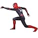 MYanimec Unisex Lycra Spandex Zentai Halloween Cosplay Costumes Adult/Kids 3D Style (Adults-L Red and Black