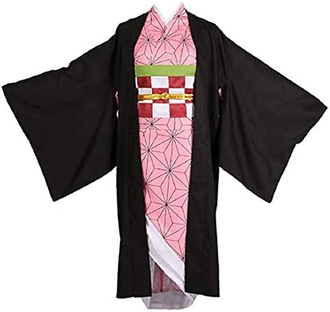starfun Demon Slayer Kimetsu no Yaiba Cosplay Agatsuma Zenitsu Kamado Tanjirou Costume Halloween Kimono Suit
