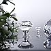 KES Cabinet Knobs 25 Pack Crystal Glass Dresser Drawer Knobs Diamond Shape Hand Pull for Home Kitchen Bathroom Cupboard, HCK700-P25