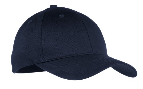 Port & Company Boys' Six Panel Twill Cap OSFA Navy