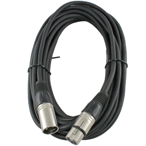 10Pack 25 FT Foot XLR 3 Pin Male Female MIC Microphone Shielded Audio Cable Cord - //medicalbooks.filipinodoctors.org