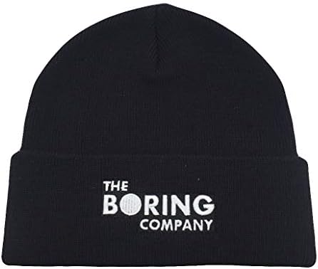tanghaolei The Boring Company Skull Cap Knitting Hat Beanie Caps Warm Winter Knit Hat