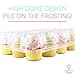Chefible Premium Plastic Disposable 12 Cupcake Carrier Container Box, High Dome, Extra Sturdy For Easy Transport! 4 Pack