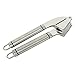 HeyLR Stainless Steel 18/8 Garlic Press Oval Handle Crush Garlic Cloves and Ginger with Ease