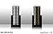 Dwell Studio for Stelle Audio Pillar Bluetooth Speaker - Pewter with Gate Metallic Silver Print