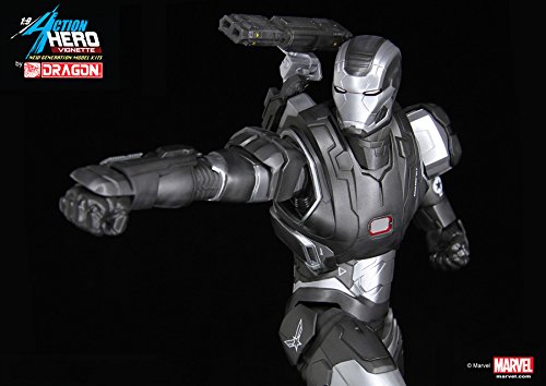 Dragon Models Iron Man 3 War Machine Action Hero Vignette Statue, 1:9 Scale - Thumbnail 6