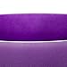 TOPFUND Purple B Note Crystal Singing Bowl Crown Chakra 8 Inch with Suede Mallet