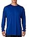 A4 Men's Long Sleeve Birds-Eye Mesh Crew | Medium | Royal