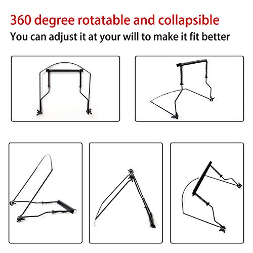 Adjustable Suitable 10 Hole Harmonica Neck Rack Mount Holder Stand - Thumbnail 4