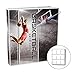 Unikeep Basketball Themed Trading Card Collection Binder Complete With Trading Card Pages. Fully Enclosed Case with a Locking Latch to Keep Cards Secure (Red Dunk, Poly Ring)