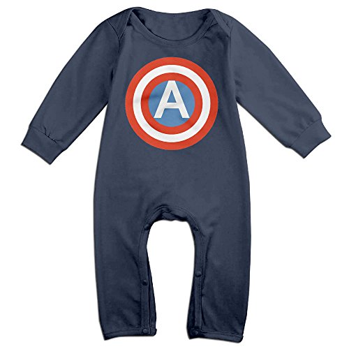 HOHOE Newborn American Shield Long Sleeve Bodysuit 24 Months