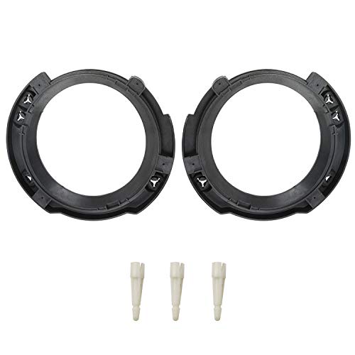 u-Box 7 inch Headlight Mount Retaining Bracket Ring Replacement w/ 3 Plastic Studs for Jeep JK Wrangler 07-18