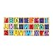 130 Pieces 1-Inch Wooden Alphabet Letters for Arts and Crafts, 5 Sets Uppercase ABCs with Sorting Tray, DIY Signs (Assorted Colors)