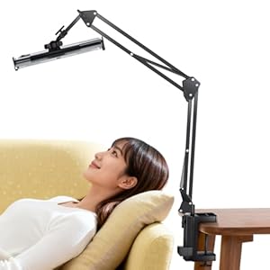 タブレット スタンド 寝ながらタブレット アーム 4〜15.6インチ対応 ホルダー