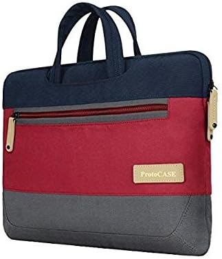 ProtoCASE 15-Inch Laptop and Tablet Carrying Bag, [2 in 1] Laptop Sleeve Case Cover with Side Pockets for 15" MacBook Pro Retina, Ultrabook, Surface Book, iPad Pro Sleeve (Vintage Stripes)