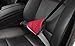 Seat belt adjusters,Konsait Safety Belt Covers,Seat Belt Positioner (Red)