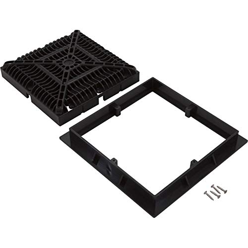 Custom Molded Products Main Drain Frame, CMP, 9" x 9", Black, w/Gate - Thumbnail 7