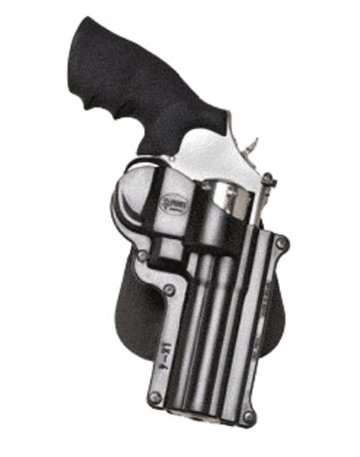 Fobus Tactical LK-4 BH Standard Right Hand Conceal Carry Polymer Belt Holster For Smith&Wesson L&K Frame 4inch Barrel / Zastava R 357 M83, Taurus 65 / .357 Magnum - Black