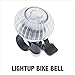 Bike Party Light Up Weather Resistant Bicycle Bell Multi-Color, Clear, One Size (7104398)