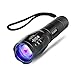 Allisable Black Light, 395nm UV Flashlight Detector for Dry Pet Urine with Zoomable