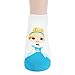 Socksense Animation Character Disney Series Women's Original Socks (Princess_5pairs), One Size