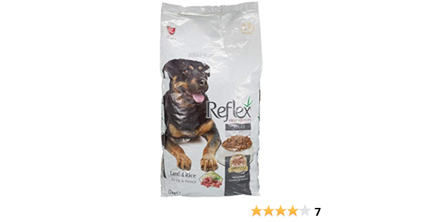 Reflex Kuzulu Ve Pirincli Yetiskin Kopek Mamasi 15 Kg Amazon Com Tr Evcil Hayvan Urunleri
