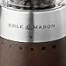 Cole & Mason Derwent Pepper Mill - Refillable Pepper Grinder with Gourmet Precision Mechanisms - Kitchen Accessories for Cooking - Black Peppercorn Grinder for Seasoning - Pepper Mill, Forest Wood
