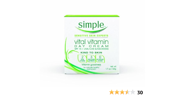 simple vital vitamin cream