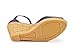 Viscata Aiguafreda Espadrille Canvas Wedges Spain Handmade 3 ½” Heel Women's Open Toe Sandals with Breathable Organic Cotton Canvas and 100% Natural Jute Midsole for all Occasions: Casual, Work, Party