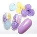 Newest Nail Art Dry Hydrangea Flower Decoration Set Fashion Acrylic Gel Nail Art Accessory (Clear with Dry Flower)
