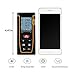 Acekool Laser Measure 196 Feet,Laser Distance  with Single and Continuous Measurement,Area and Volume  Measurement,Range Finder with m/in/ft,Laser Measure 0.16 to 196Feet