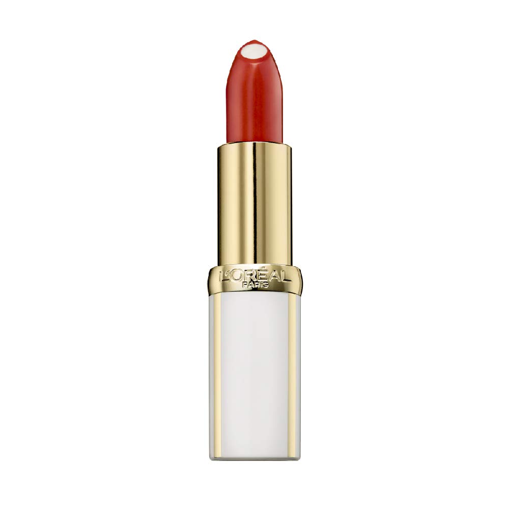 L'Oréal Paris Age Perfect Lipstick in No. 298 Light Tangerine, Intensive Care and Shine, in Bright Red, 4.8 g