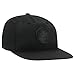 adidas Originals Men's Trefoil Chain Flatbrim Snapback Cap, Black-Black, One Size