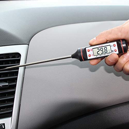 Finance Plan Household Car Air Vent LCD Digital Probe Test Pen Temperature Meter Gauge Thermometer