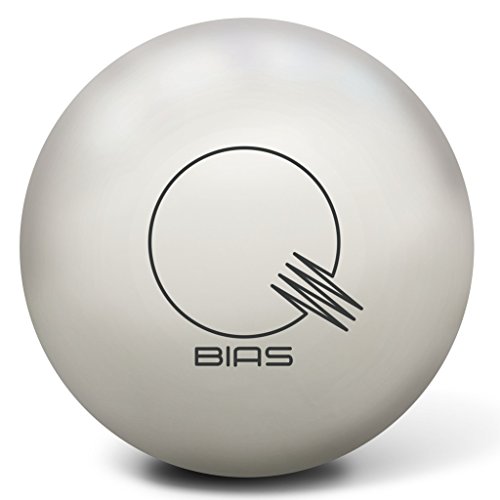 Brunswick Bowling Quantum Bias Ball, White Solid, Size 15