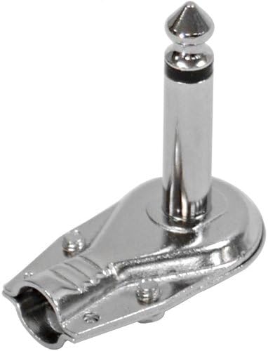 Seismic Audio - SAPT204-10 Pack of Low Profile 1/4 Inch Mono Right Angle Guitar Cable Adapters
