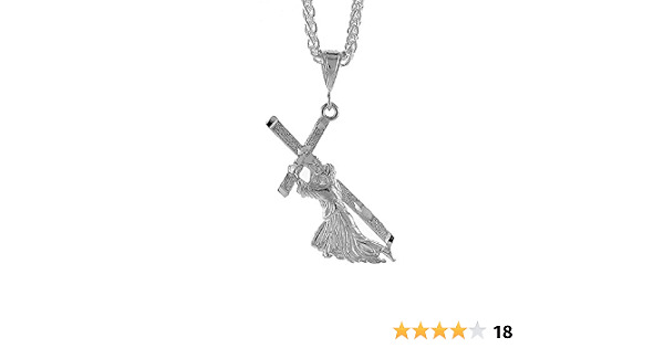 3 sizes Large Sterling Silver Christ 